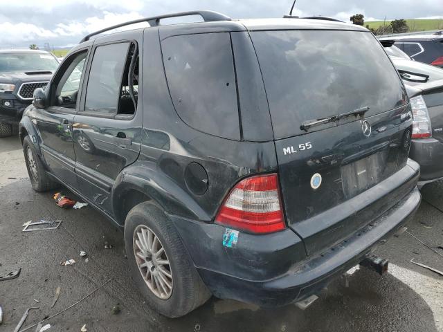 4JGAB74E91A261146 - 2001 MERCEDES-BENZ ML 55 BLACK photo 2