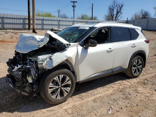 5N1AT3BA8MC800676 - 2021 NISSAN ROGUE SV WHITE photo 1