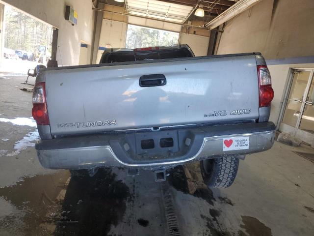 5TBBT44135S459563 - 2005 TOYOTA TUNDRA ACCESS CAB SR5 SILVER photo 6