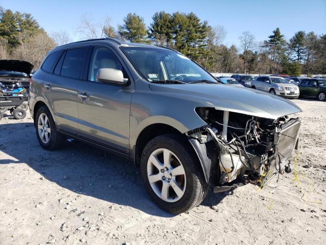 5NMSH73E68H228498 - 2008 HYUNDAI SANTA FE SE GREEN photo 4