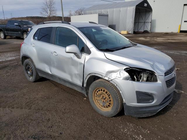 3GNCJLSB3FL112482 - 2015 CHEVROLET TRAX 1LT SILVER photo 4