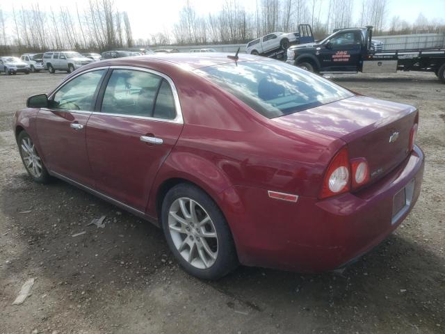 1G1ZK577X9F186182 - 2009 CHEVROLET MALIBU LTZ წითელი ფოტო 2