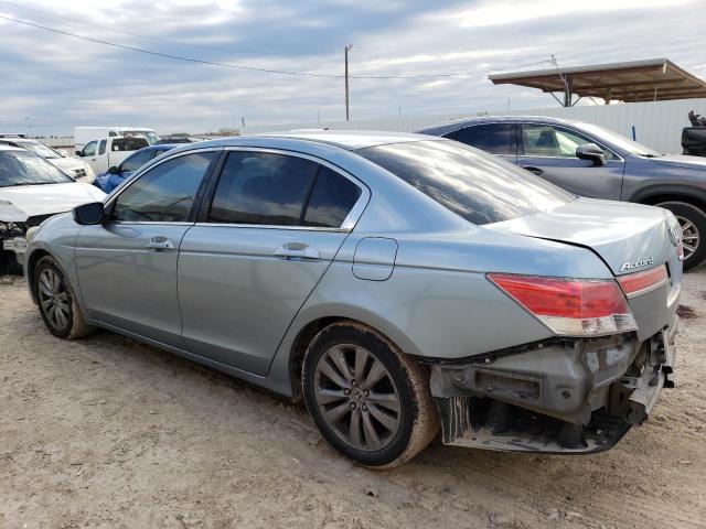 1HGCP2F77BA023461 - 2011 HONDA ACCORD EX BLUE photo 2