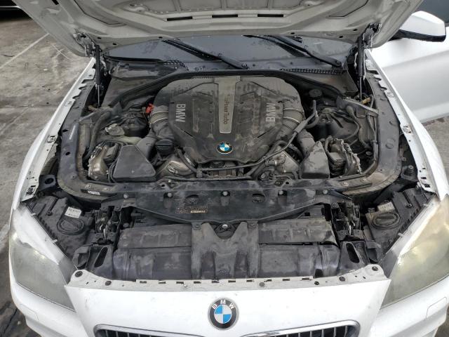 WBA6B2C59ED128936 - 2014 BMW 650 I GRAN COUPE WHITE photo 11