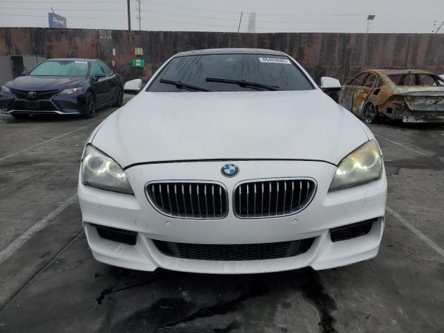 WBA6B2C59ED128936 - 2014 BMW 650 I GRAN COUPE WHITE photo 5