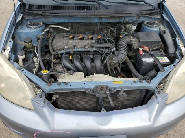 2T1KR32E35C448349 - 2005 TOYOTA COROLLA MA XR BLUE photo 12