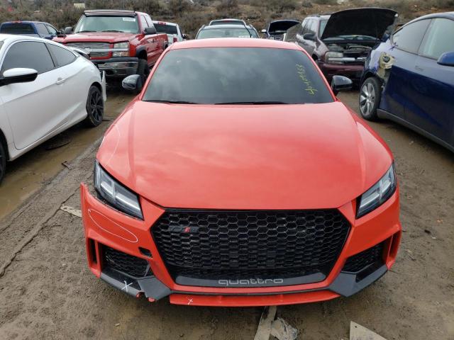 WUACSAFV8J1900031 - 2018 AUDI TT RS RED photo 5