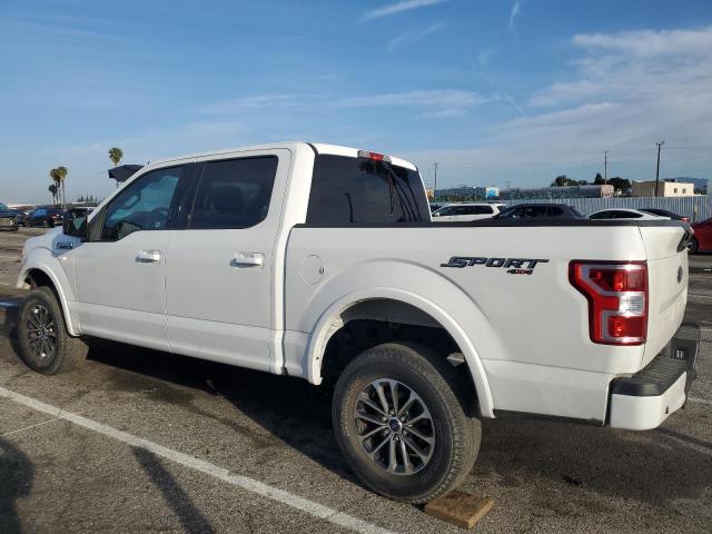 1FTEW1EP3JFE11729 - 2018 FORD F150 SUPERCREW WHITE photo 2