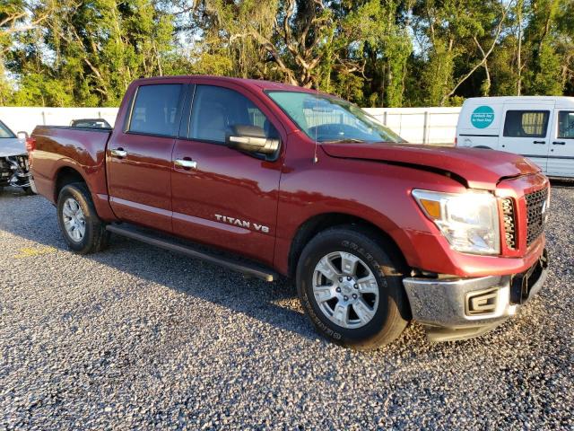 1N6AA1EK9KN513137 - 2019 NISSAN TITAN S MAROON photo 4