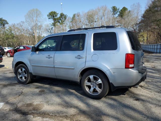 5FNYF3H52CB021344 - 2012 HONDA PILOT EXL GRAY photo 2