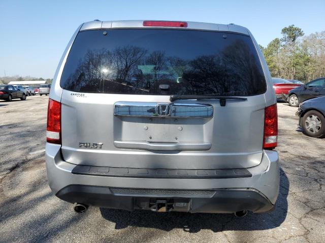 5FNYF3H52CB021344 - 2012 HONDA PILOT EXL GRAY photo 6