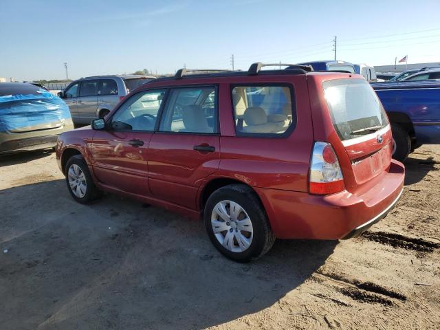 JF1SG63618G705731 - 2008 SUBARU FORESTER 2.5X RED photo 2