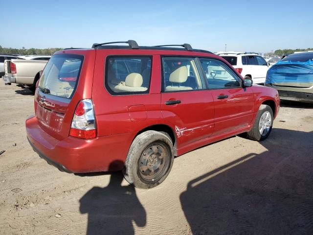 JF1SG63618G705731 - 2008 SUBARU FORESTER 2.5X RED photo 3