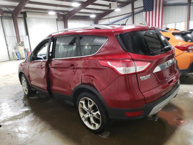 1FMCU9J96EUC43679 - 2014 FORD ESCAPE TITANIUM RED photo 2