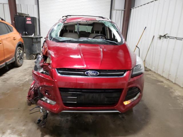 1FMCU9J96EUC43679 - 2014 FORD ESCAPE TITANIUM RED photo 5