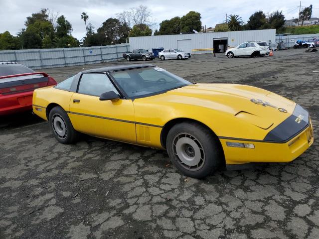 1G1YY0786F5116850 - 1985 CHEVROLET CORVETTE YELLOW photo 4