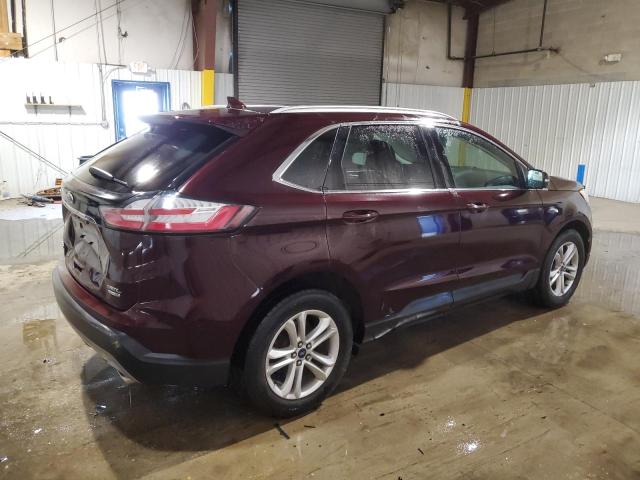 2FMPK4J96KBC34265 - 2019 FORD EDGE SEL BURGUNDY photo 3