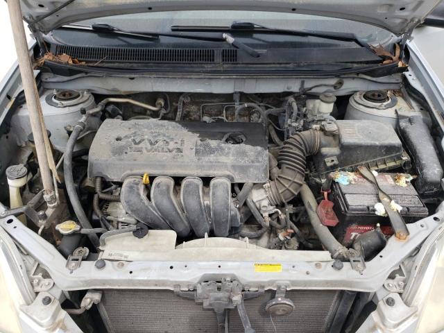 2T1KR32EX8C699227 - 2008 TOYOTA COROLLA MA XR SILVER photo 12