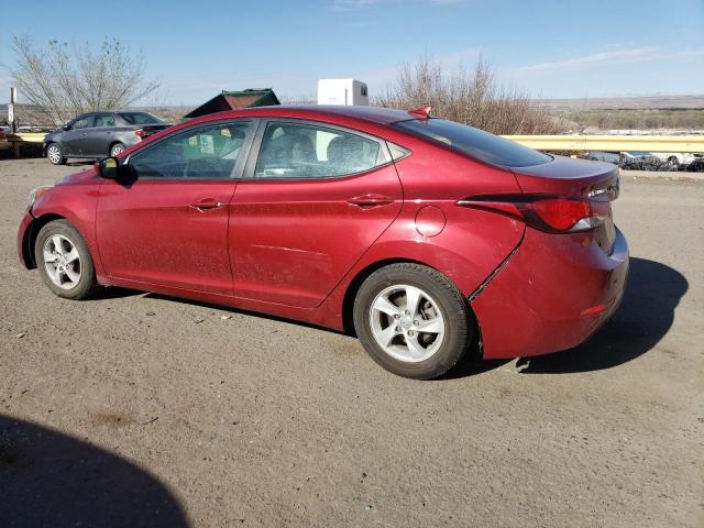 5NPDH4AE8EH464014 - 2014 HYUNDAI ELANTRA SE RED photo 2