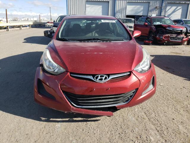 5NPDH4AE8EH464014 - 2014 HYUNDAI ELANTRA SE RED photo 5