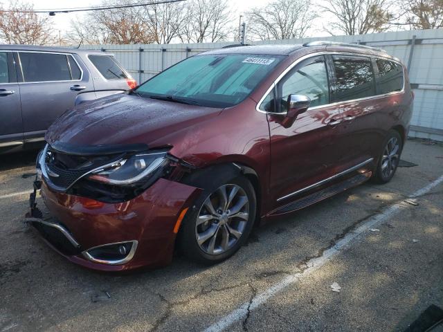 2C4RC1GG2JR245834 - 2018 CHRYSLER PACIFICA LIMITED BURGUNDY photo 1