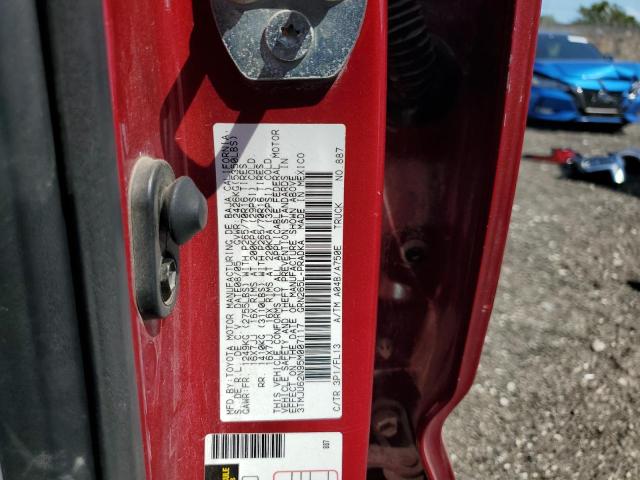 3TMJU62N95M007117 - 2005 TOYOTA TACOMA DOUBLE CAB PRERUNNER RED photo 12