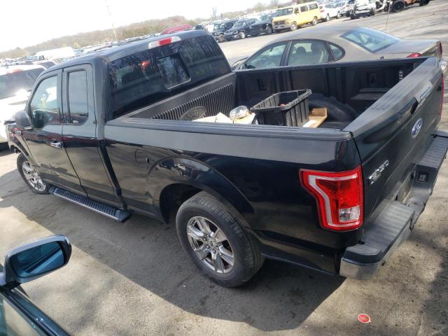 1FTEX1CPXGKG03682 - 2016 FORD F150 SUPER CAB BLACK photo 2