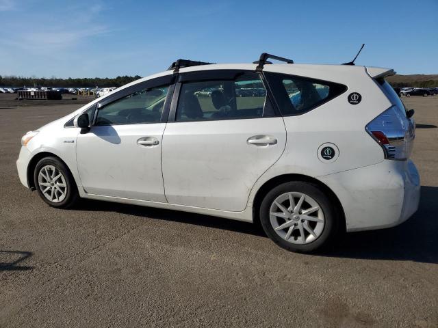 JTDZN3EU2E3339659 - 2014 TOYOTA PRIUS V WHITE photo 2