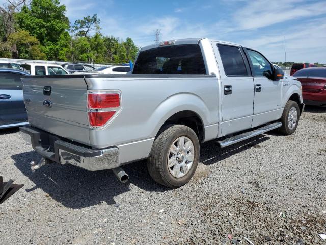 1FTFW1CT4CKD82269 - 2012 FORD F150 SUPERCREW SILVER photo 3