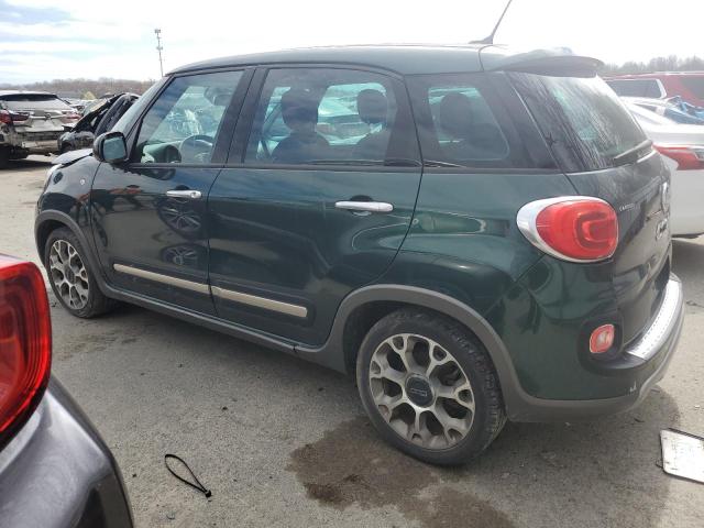 ZFBCFADH7EZ009141 - 2014 FIAT 500L TREKKING GREEN photo 2