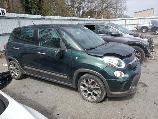 ZFBCFADH7EZ009141 - 2014 FIAT 500L TREKKING GREEN photo 4