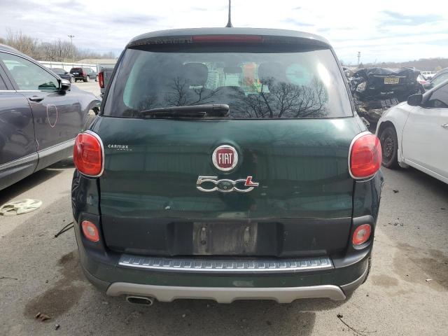 ZFBCFADH7EZ009141 - 2014 FIAT 500L TREKKING GREEN photo 6