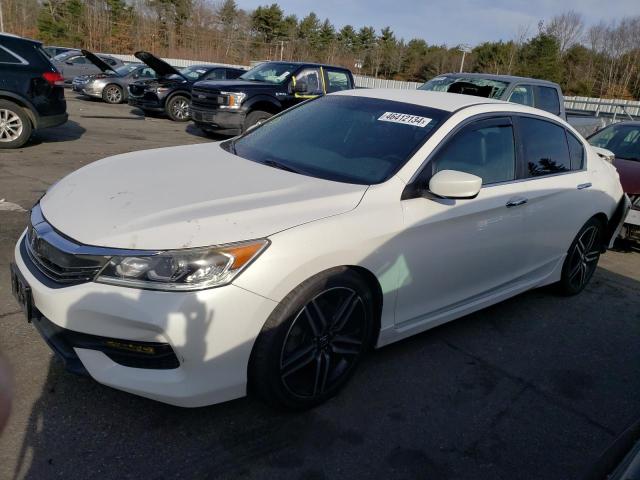 1HGCR2F52GA147363 - 2016 HONDA ACCORD SPORT WHITE photo 1