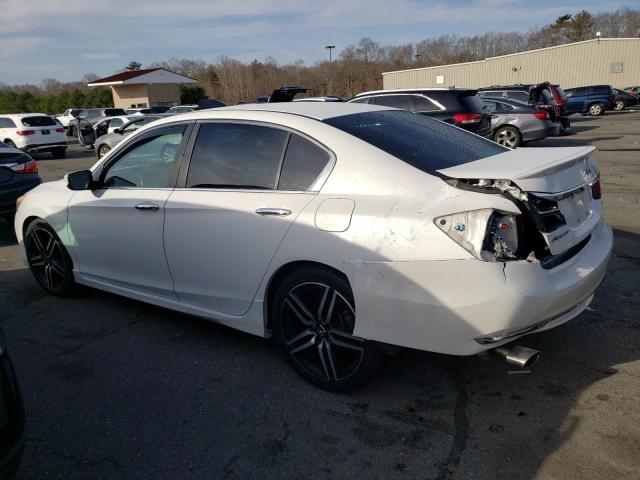 1HGCR2F52GA147363 - 2016 HONDA ACCORD SPORT WHITE photo 2