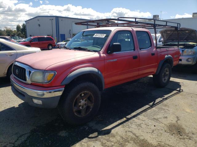 5TEGN92N42Z106323 - 2002 TOYOTA TACOMA DOUBLE CAB PRERUNNER RED photo 1