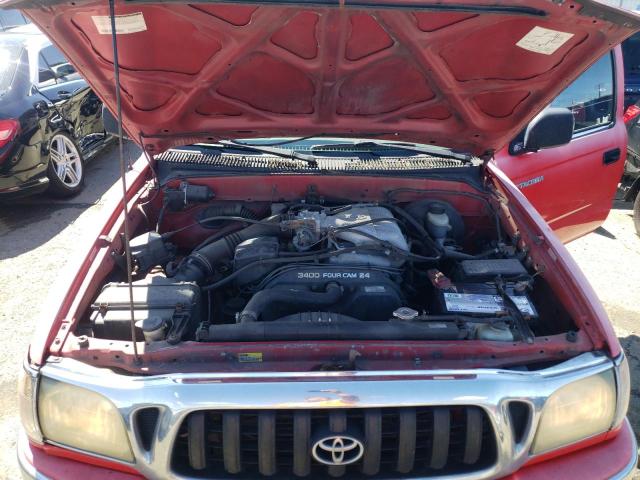 5TEGN92N42Z106323 - 2002 TOYOTA TACOMA DOUBLE CAB PRERUNNER RED photo 11