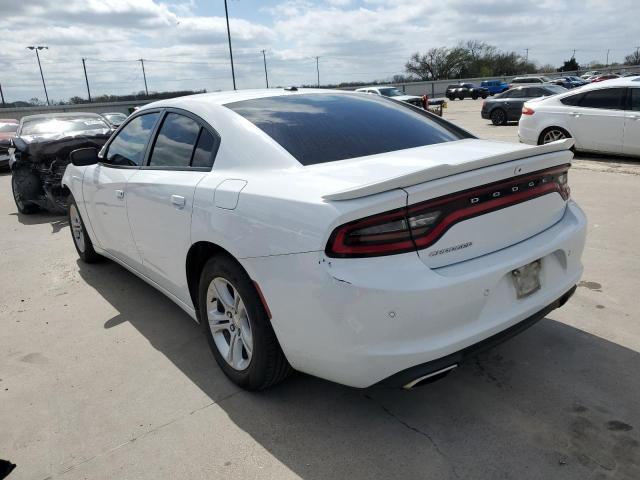 2C3CDXBG0KH707106 - 2019 DODGE CHARGER SXT WHITE photo 2