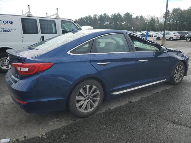 5NPE34AF3HH515225 - 2017 HYUNDAI SONATA SPORT BLUE photo 3