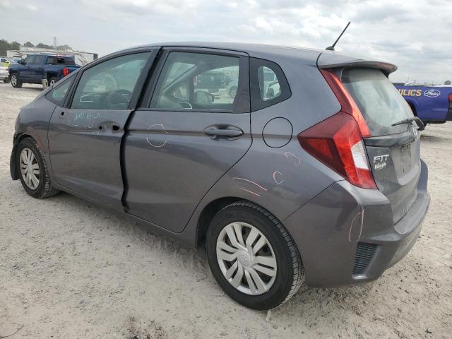 3HGGK5H5XFM714876 - 2015 HONDA FIT LX GRAY photo 2