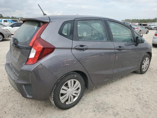 3HGGK5H5XFM714876 - 2015 HONDA FIT LX GRAY photo 3