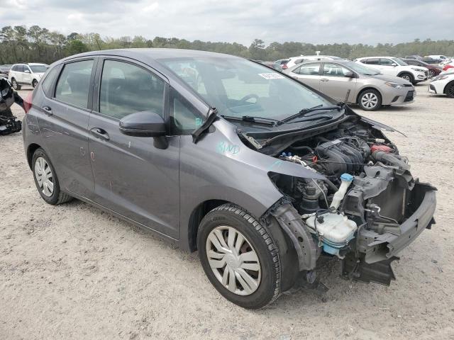 3HGGK5H5XFM714876 - 2015 HONDA FIT LX GRAY photo 4