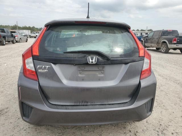 3HGGK5H5XFM714876 - 2015 HONDA FIT LX GRAY photo 6