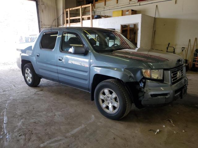 2HJYK16408H527861 - 2008 HONDA RIDGELINE RTS BLUE photo 4