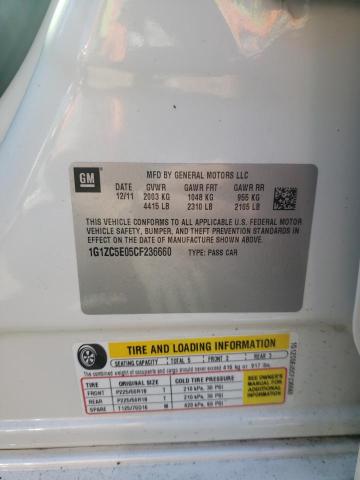 1G1ZC5E05CF236660 - 2012 CHEVROLET MALIBU 1LT BEIGE photo 12