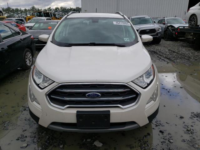 MAJ6P1WL7JC169595 - 2018 FORD ECOSPORT TITANIUM WHITE photo 5