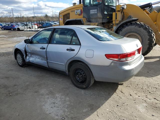 1HGCM56124A108734 - 2004 HONDA ACCORD DX SILVER photo 2