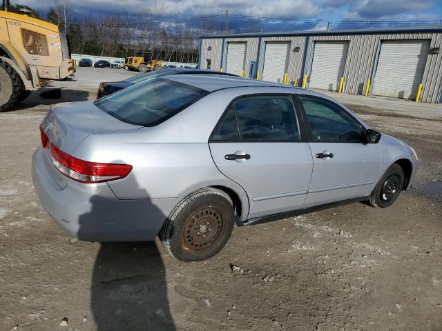 1HGCM56124A108734 - 2004 HONDA ACCORD DX SILVER photo 3