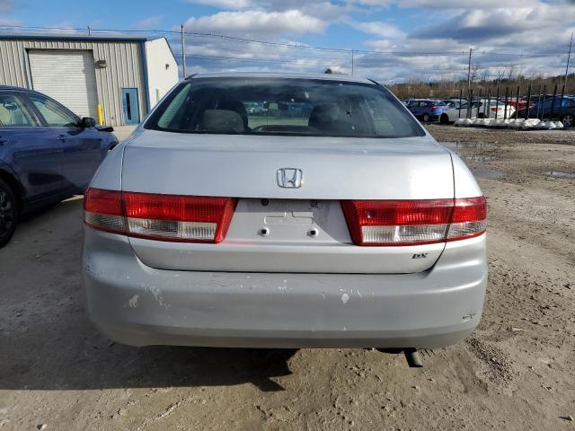 1HGCM56124A108734 - 2004 HONDA ACCORD DX SILVER photo 6