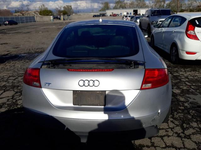 TRUAF38J681000310 - 2008 AUDI TT 2.0T SILVER photo 6