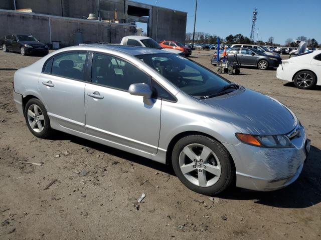 2HGFA16836H503506 - 2006 HONDA CIVIC EX SILVER photo 4